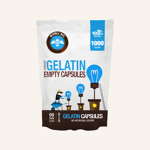 Empty Gelatin Capsules Size 00 1000CT