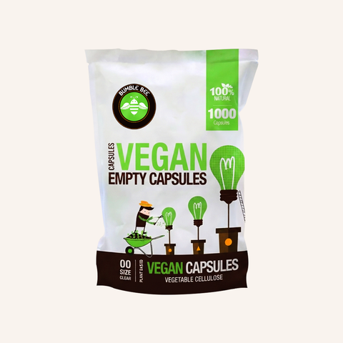 Empty Vegan Capsules Size 00 1000CT